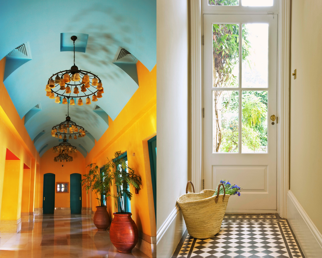 Entrance Hall Colours: Should Entrance Halls be Light or Dark / Bold?