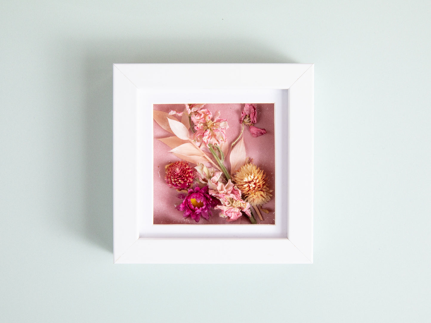 Mini Shadow Box Dried Flower Frames